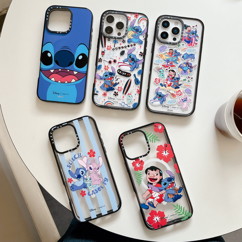 高版磁吸史迪奇适用苹果iPhone16ProMax手机壳14/13保护套15防摔