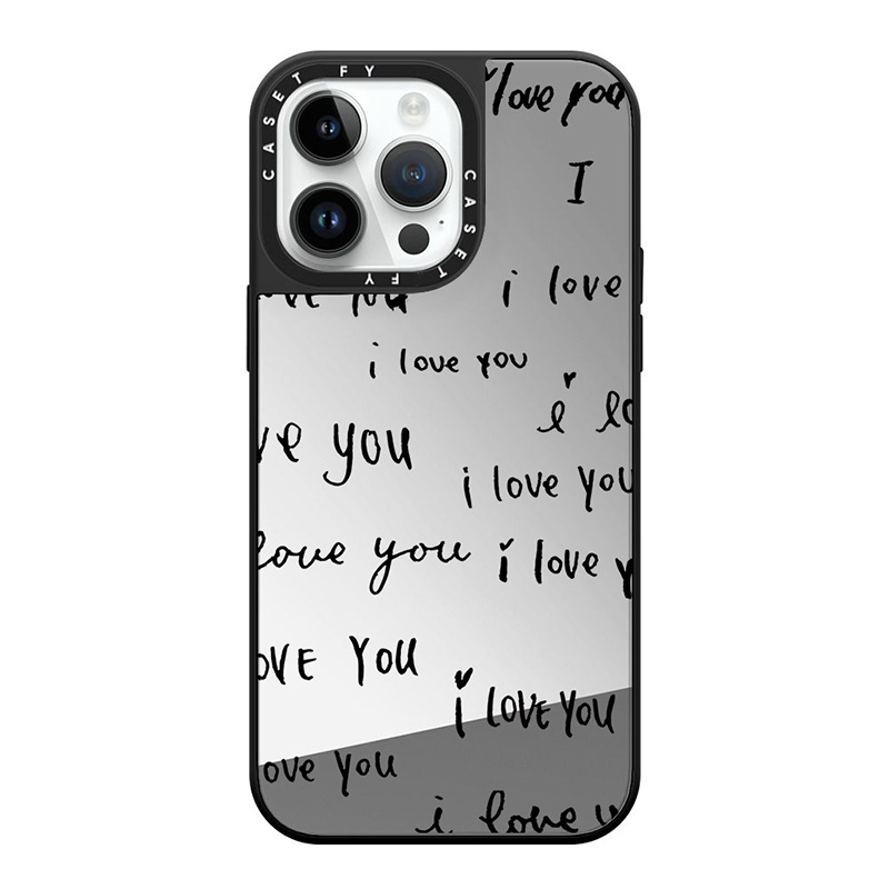 【官方正品】CASETiFY I Love you适用苹果iPhone14ProMax手机壳13潮牌12/15Ultra镜面11