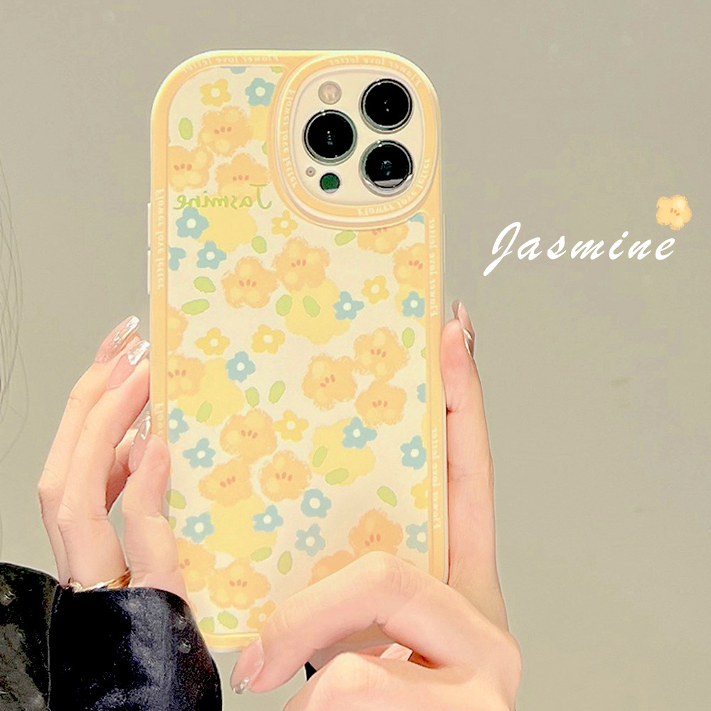 夏日清新小碎花iphone15手机壳苹果13pro max仙女11硅胶16适用14
