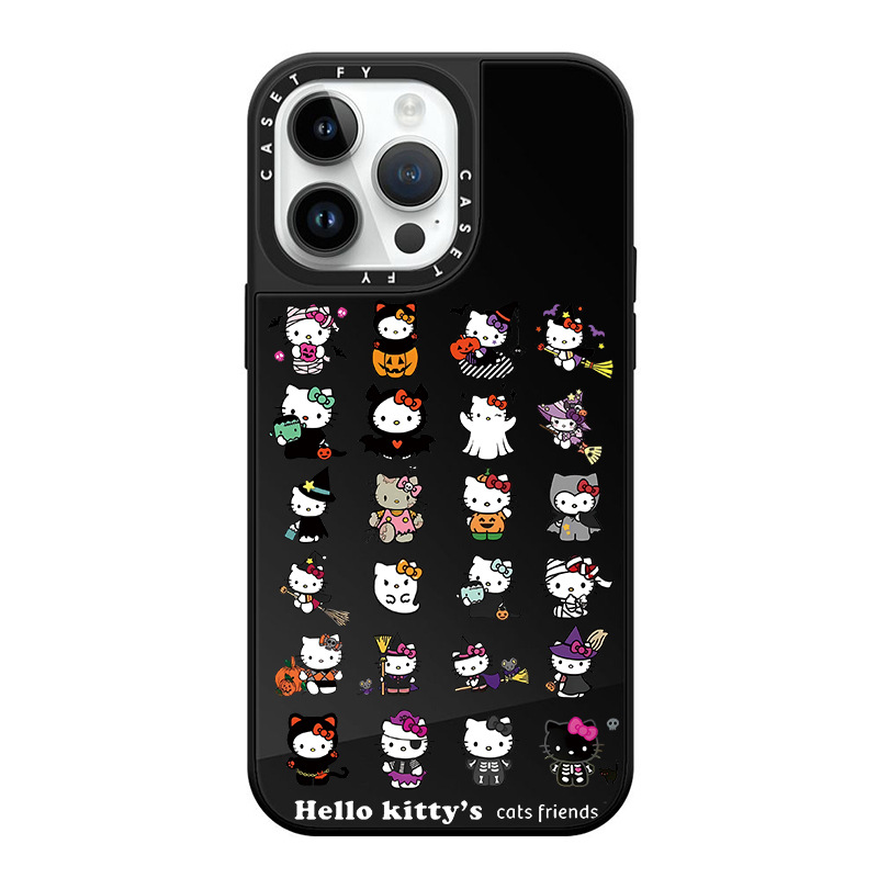 【官方正品】CASETiFY 万圣节Kitty猫适用苹果iPhone15ProMax手机壳14pro潮牌13/12镜面