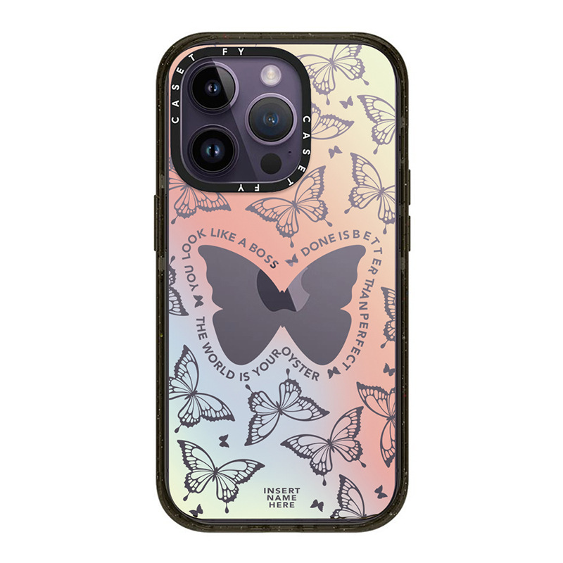 【官方正品】CASETiFY 渐变蝴蝶适用苹果iPhone15ProMax手机壳LULU猪14pro套13史努比12