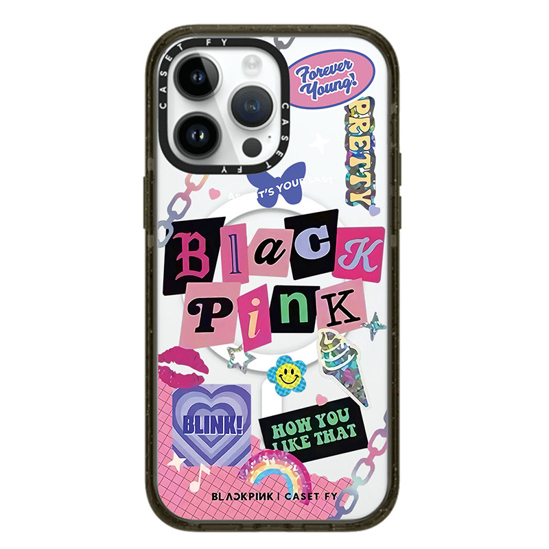 【官方正品】CASETiFY blackpink女团适用苹果iPhone15ProMax磁吸手机壳13潮牌12防摔14