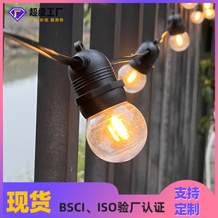 民宿露营E12灯头 饰太阳能G40灯串 厂家直销欧规g40灯串 庭院装