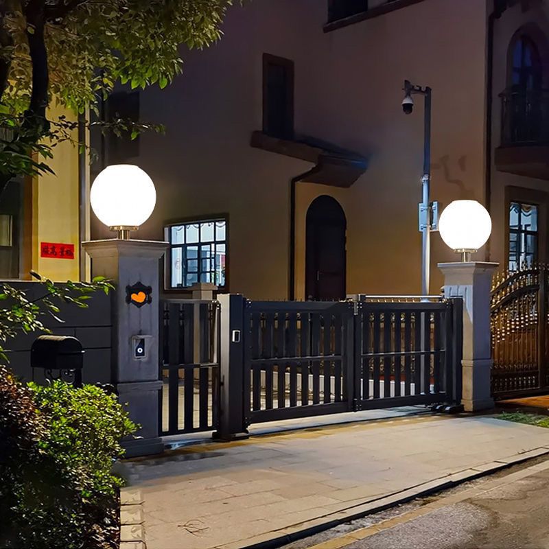 LED太阳能户外庭院柱头灯