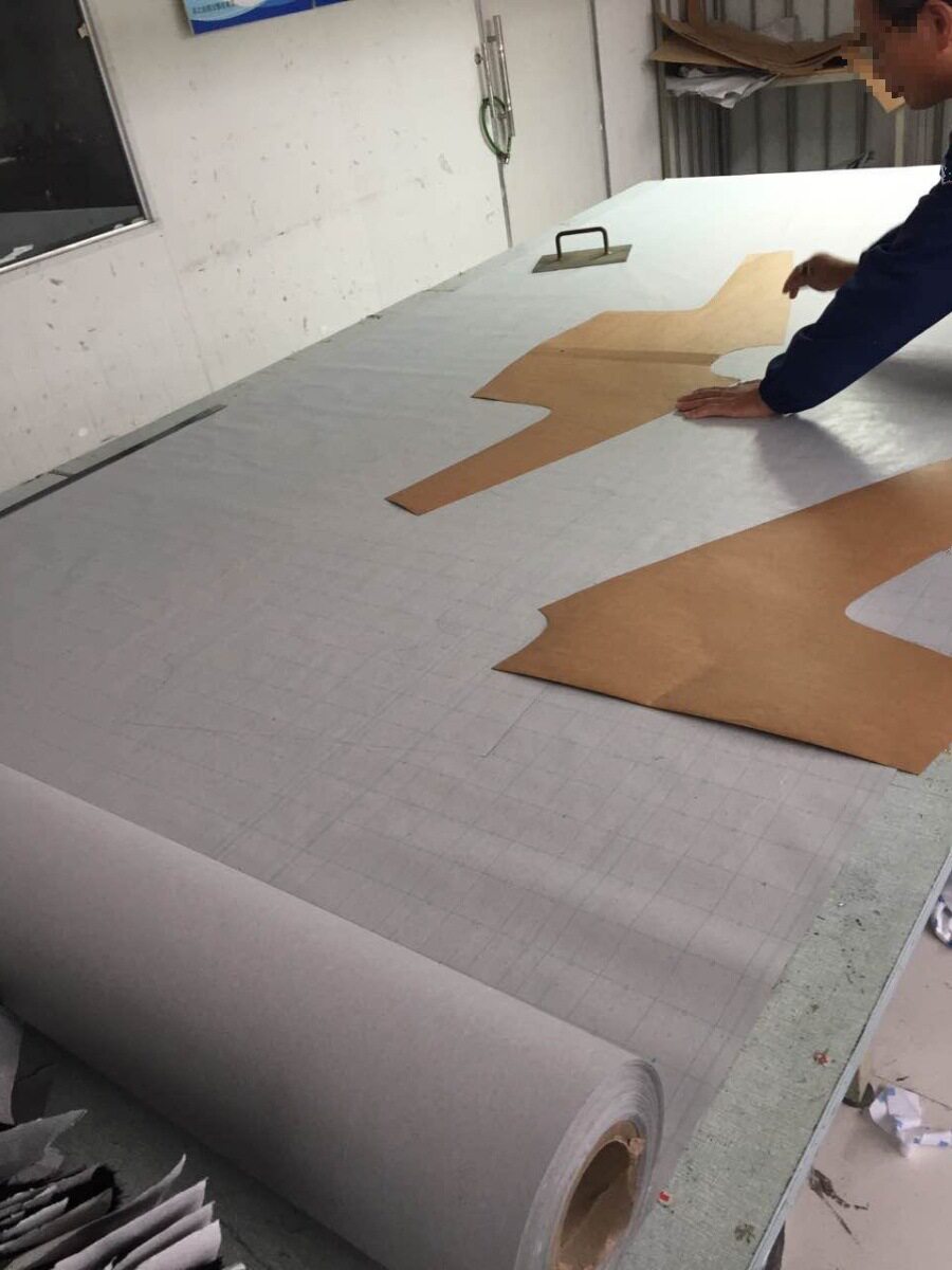 裁床方格纸排料裁剪纸服装格子纸2.01.6唛架纸 坐标纸手工排版纸