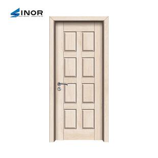 轻奢实木复合门碳晶木门生态门免漆整套房间卧室门酒店隔音室内门