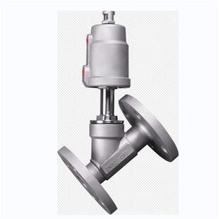 英联气动法兰快装焊接螺纹高温蒸汽角座阀