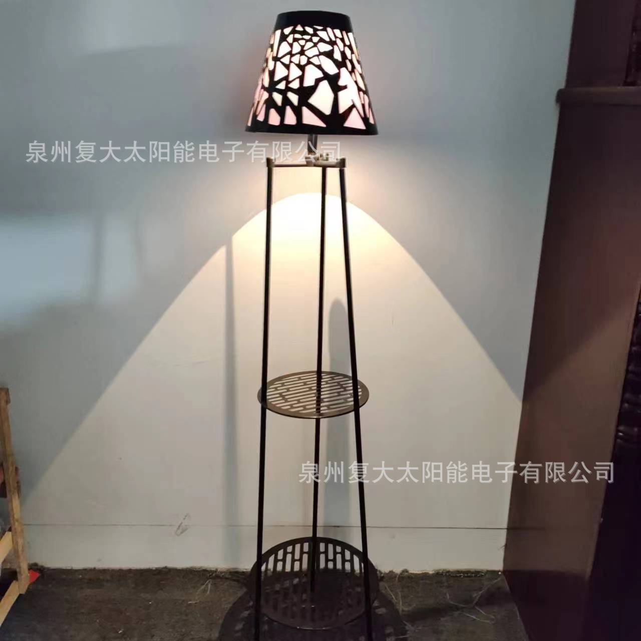 太阳能智能光控伸缩折叠花盆灯
