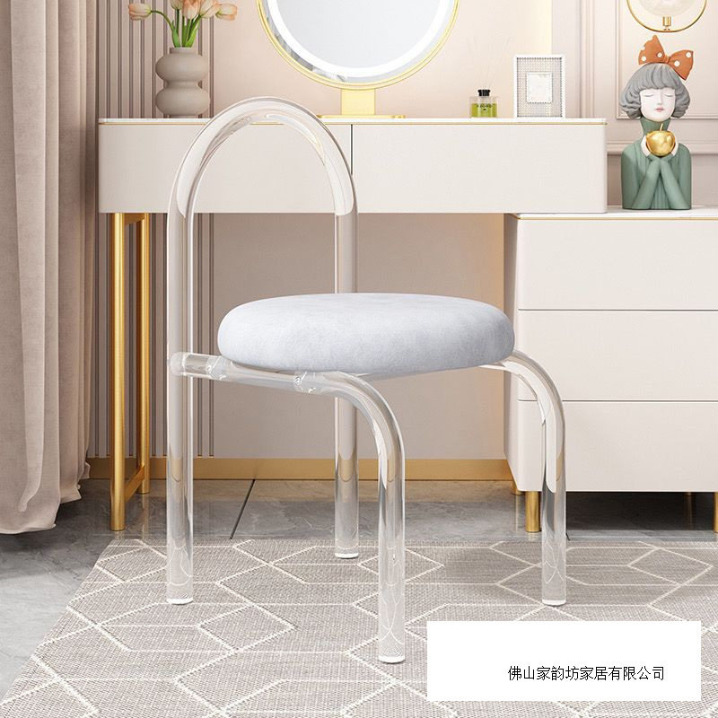 亚克力透明水晶轻奢北欧餐椅