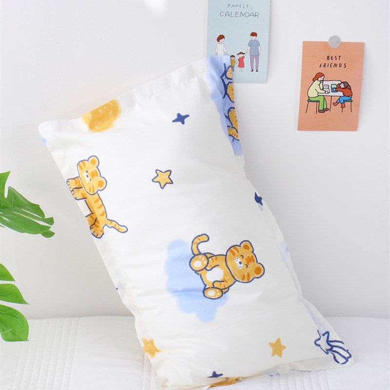 儿童枕套纯棉30*50宝宝卡通全棉幼儿园小学生40*60枕头套四季通用