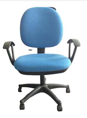 简蓝色办公MMH电脑椅久坐习不累麻绒布升降椅椅职员约椅学生学椅