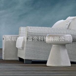 玻钢彩璃绘斑点茶几创意简约欧式 COL店摆饰件 小凳子花园酒异形装