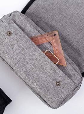 生高初中笔袋男大容量帆孩布黑色帅气男子款SHH简约2025新款文生