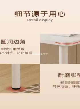 脑桌台式简易书桌家用卧室电学习小桌学生课桌简约QAW长方形桌办