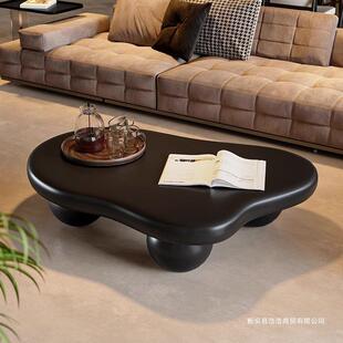 红圆墩墩网无品牌/朵茶几网简约现代小户型不规则创意异云形红茶