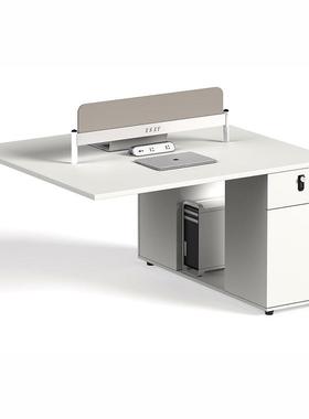 代简约职办J-Z1212公桌员工电脑桌4人位6人位桌椅文员件现全柜套