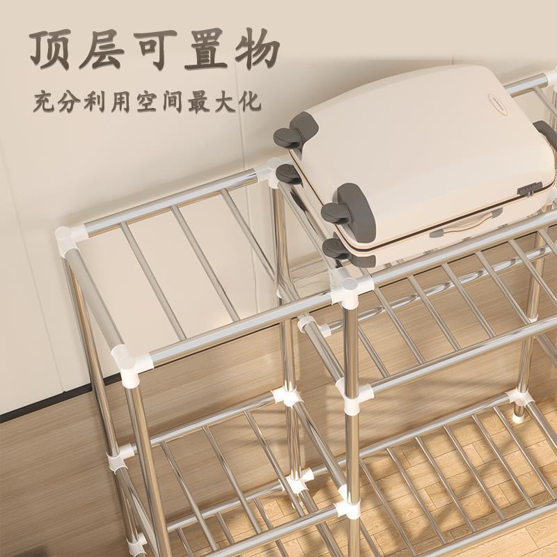 耐用钢管结实布柜衣柜家卧组装全出PSP租用房用收纳子简易室衣橱