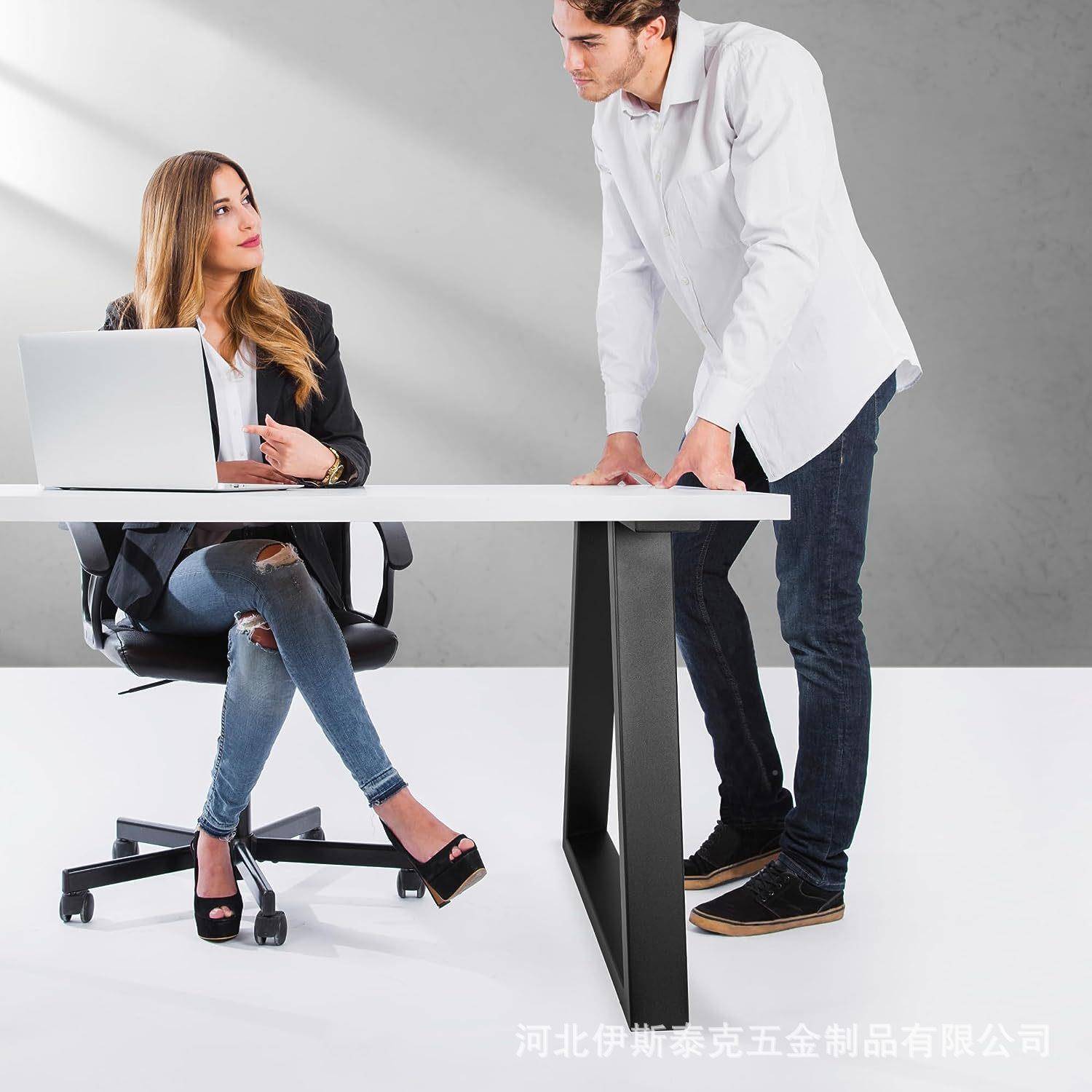 厂家直约01销金属铁艺桌腿简创桌意客厅家具办公桌餐桌五架金支腿