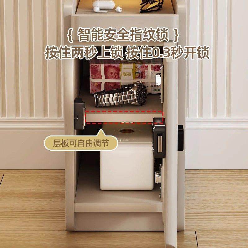 智XRK能床头书架小一体中古风卧室床边夹缝柜柜带指纹锁窄型收纳,鲜花速递/花卉仿真/绿植园艺,其它园艺用品,淘宝优惠券,粉丝福利购,淘宝优惠卷