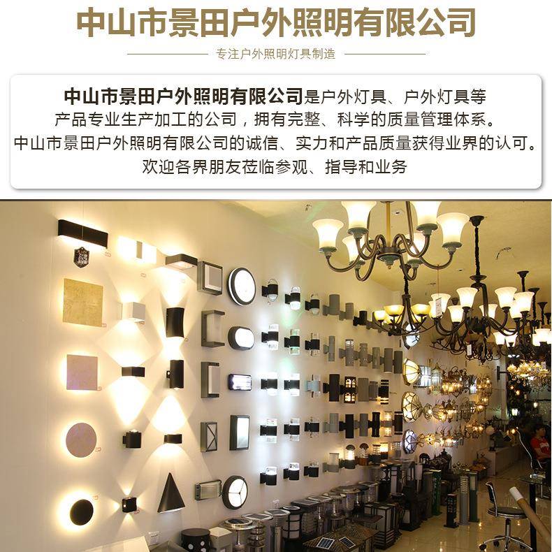 厂家销压铸铝壁灯复古欧式户灯外庭院别墅防水玻璃LJT-1023D壁E直