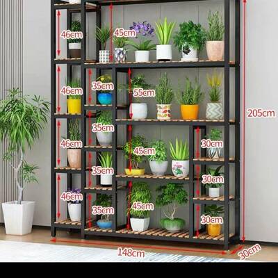 新款台铁花架子多层客厅室外花园QZ6S87ST花架防水加粗可以定艺阳