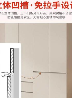 ENF级实木松板OCK大衣柜卧免拉手新现欧款室家用代简约大衣橱