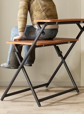 书桌可折叠电桌学生脑用WDS小户校型床边桌学宿舍家小桌子简易学