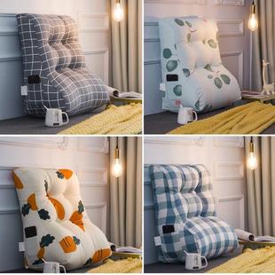 房垫高枕头pp棉受孕zZ1Lo7Mo床头大靠背同三角沙发靠垫护颈护腰床