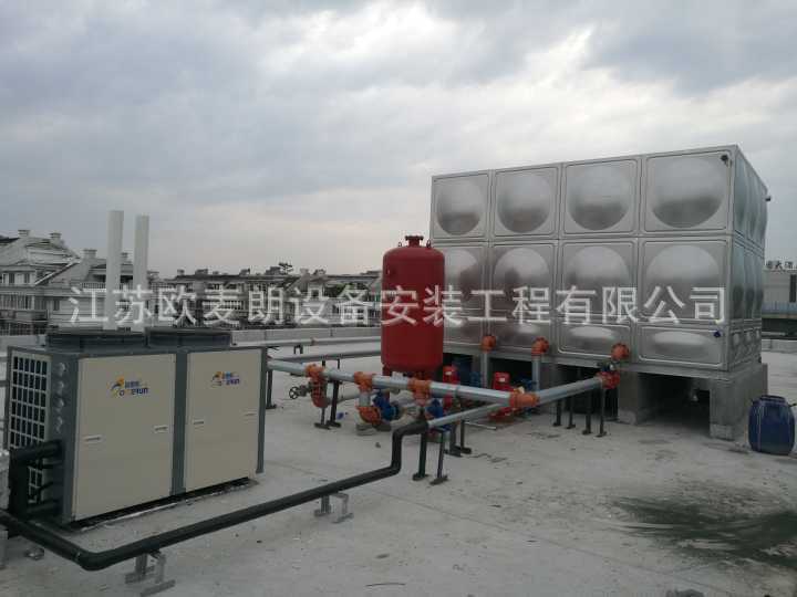 电镀车间高温热水 专用热泵电镀液恒温加热设备 循环热水系统