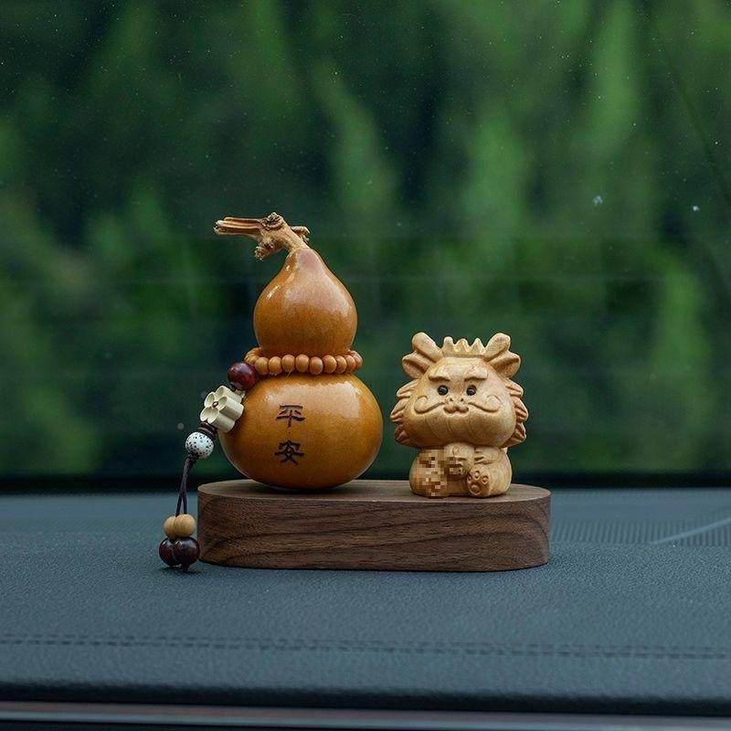 崖柏木雕十二生肖文玩葫摆700芦饰摆件桌面品汽车件创意艺工品礼,汽车用品/电子/清洗/改装,摆件,淘宝优惠券,粉丝福利购,淘宝优惠卷