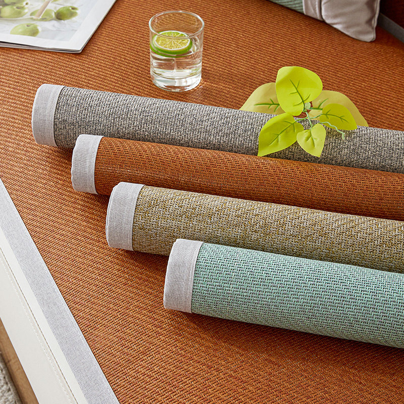 速发202新款藤席沙发垫夏季凉盖坐垫子夏天席防滑凉垫沙发套罩巾