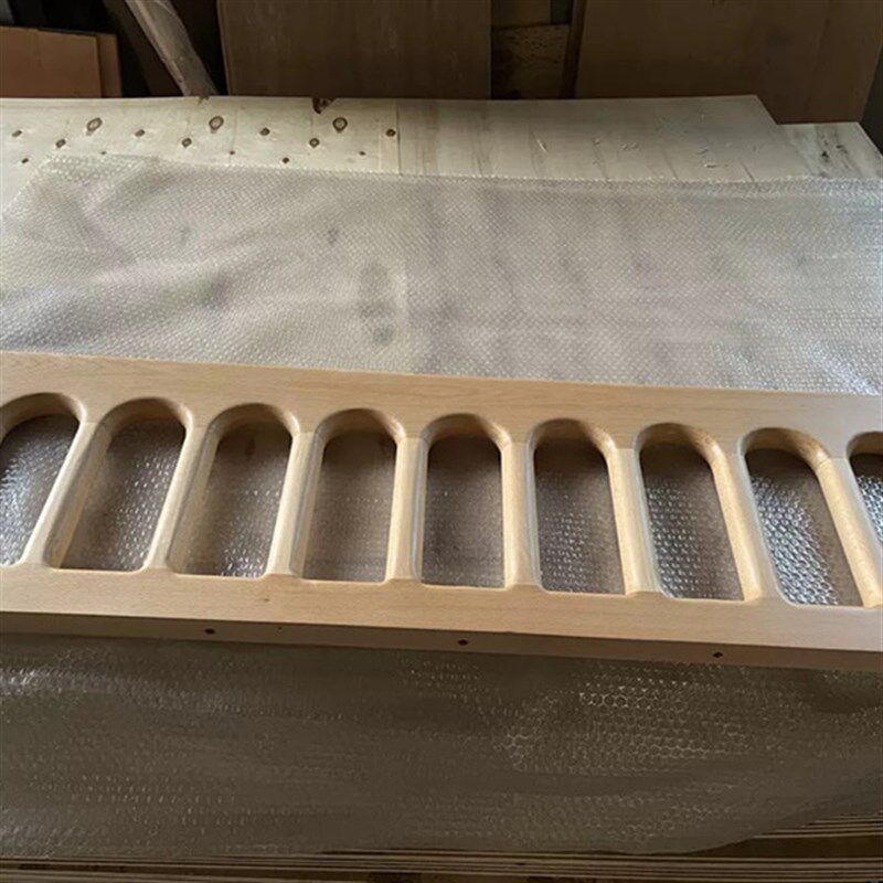 全实木护栏榉木定制工艺高端阁楼防护栏L树屋飘窗挡板别墅太空舱