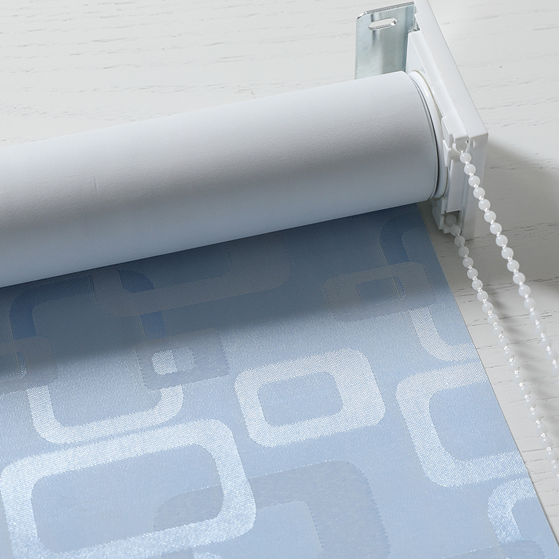 新品欧式提花加厚全遮光卷帘卧室餐厅客厅书房办公室窗帘成品定制