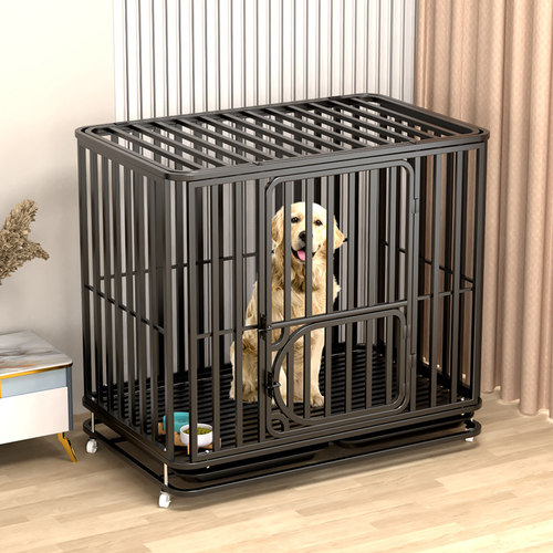 狗笼子 大型犬中型犬狗笼带厕所分离 家用室内外金毛拉布拉多笼子