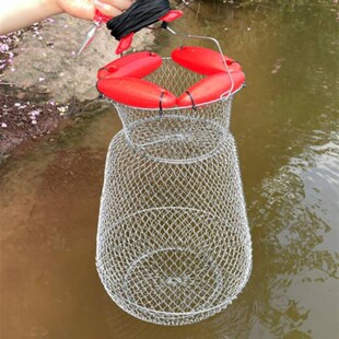 浮力130克 钓鱼塑料浮球钢丝鱼篓配件海钓浮水鱼U护浮漂鱼护黄辣