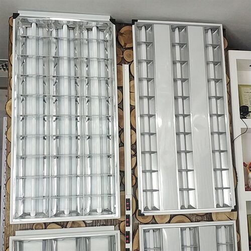 方形天花led格栅灯600p 600办公室网格吊顶t5t8灯盘嵌入式300 120
