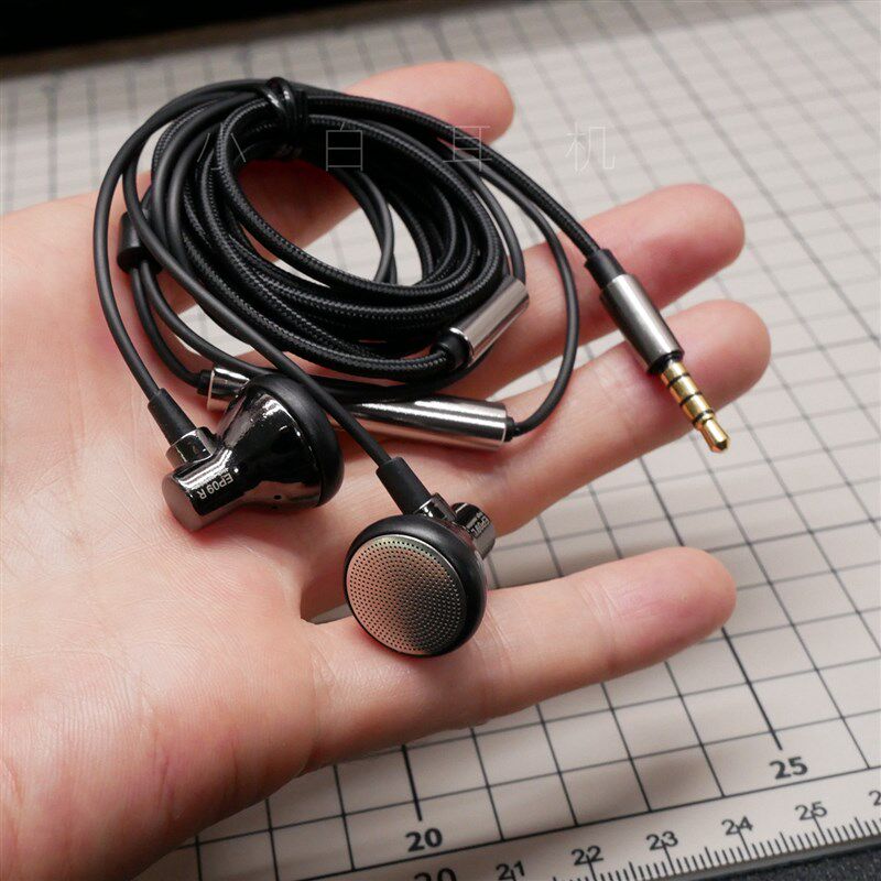 EP09平头塞耳机 3.5mm线 线控手机挂绳麦 金属壳人声温润