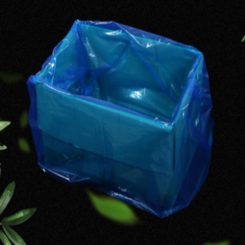 塑料袋防潮防尘蔬菜筐内膜包装透明pe袋蓝色薄膜po平口防雾袋定做