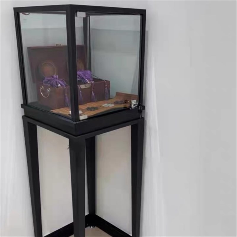 珠宝饰品展示柜玻璃奢q饰品手表展览柜台透明玻璃柜台金属展示柜