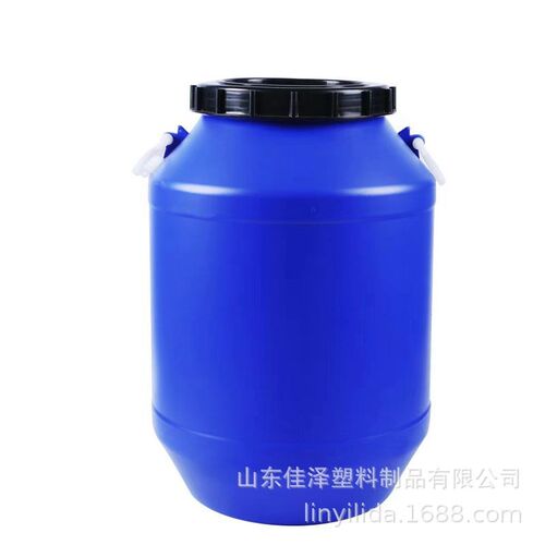 50L升加厚塑料桶带盖储水桶密封圆桶大口方桶化工桶涂料桶堆码桶