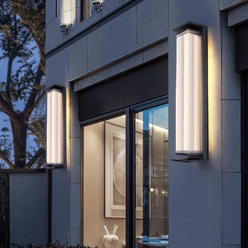 现代户外防水壁灯室外露台酒店别墅大门外墙柱子轻奢简约庭院壁灯
