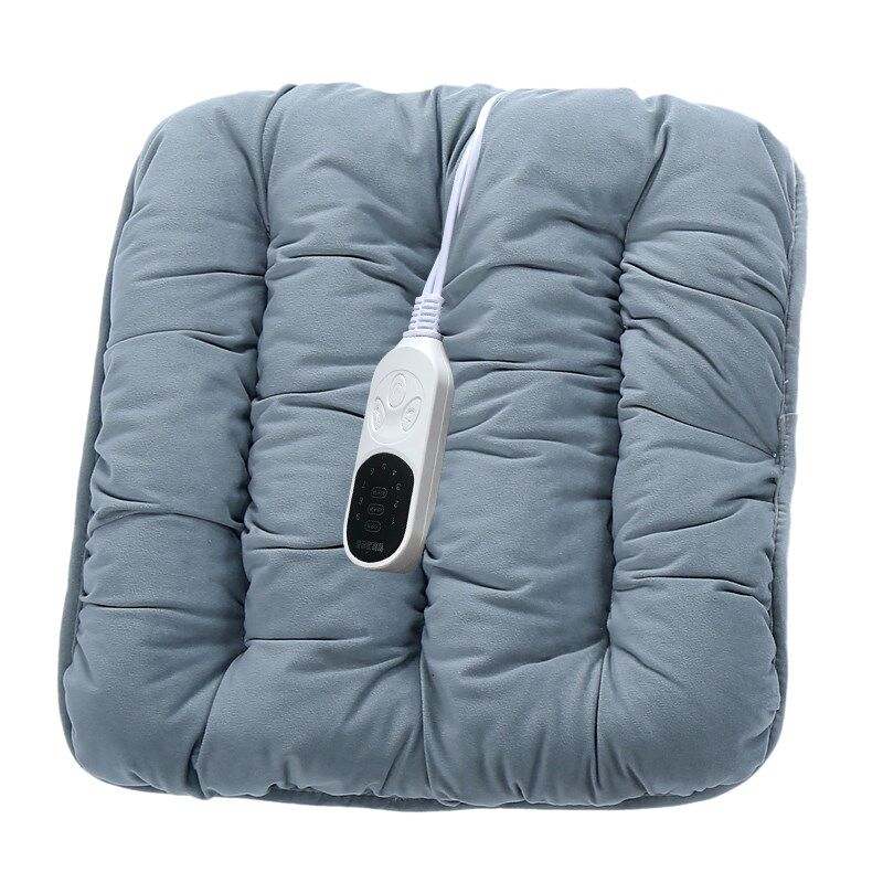 加热坐垫椅子垫办公室座椅加热垫单片冬季保暖毛绒插电发热屁股垫