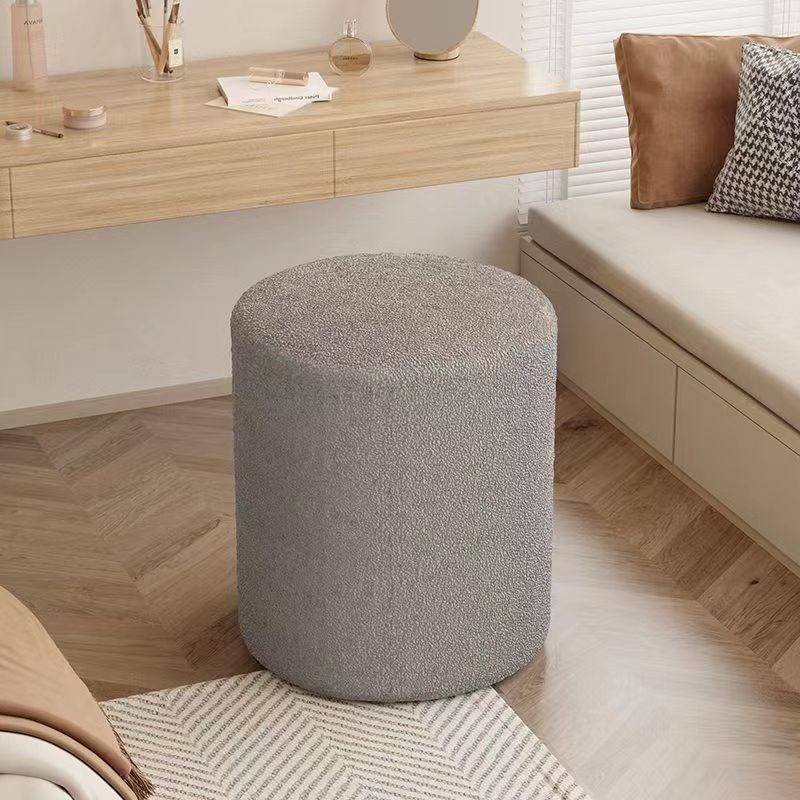 化妆凳家用卧室房间网红客厅轻奢椅耐用家用圆形矮圆凳梳妆台凳子