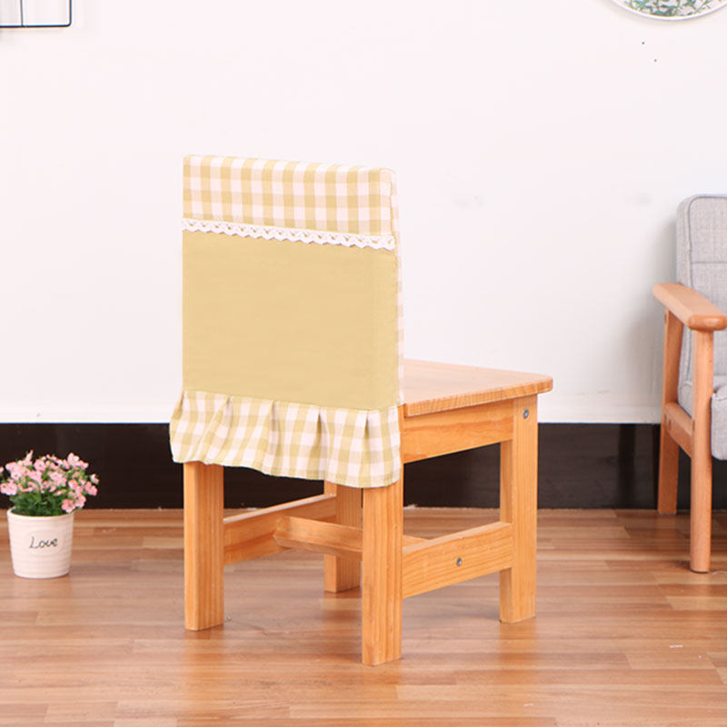 定做幼儿园小椅子罩套学校小尺寸靠背凳子罩儿童椅子背图书收纳袋