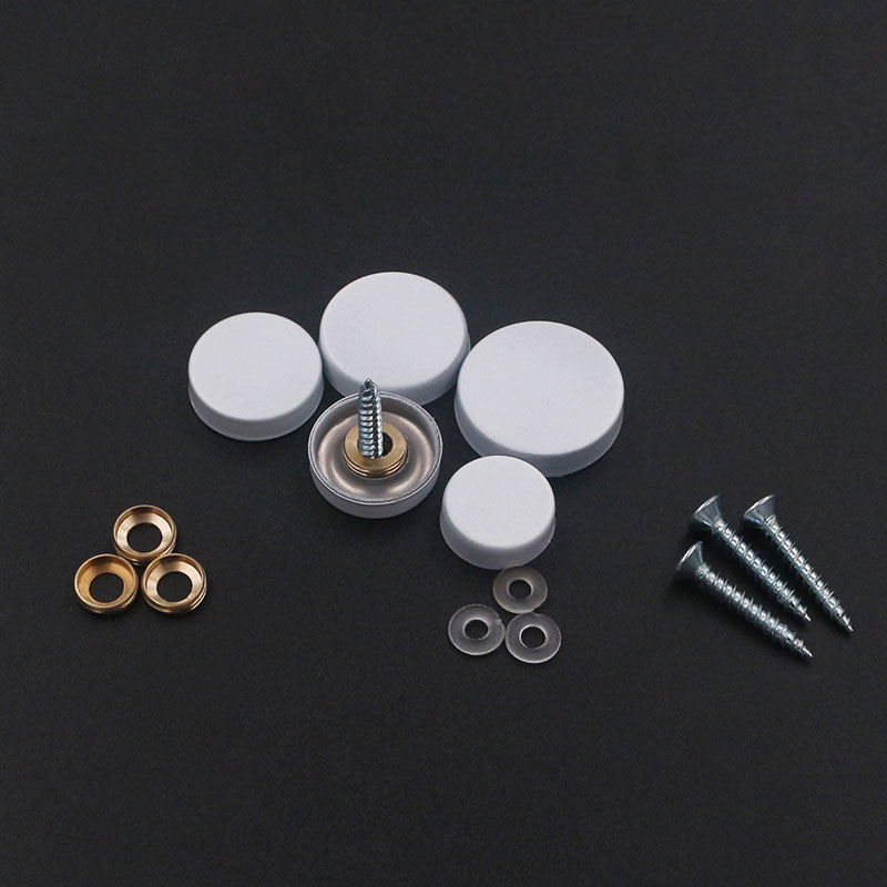 304不锈钢烤漆白色镜钉 厚瓷砖螺丝亚克力玻璃广告固定装饰盖配件