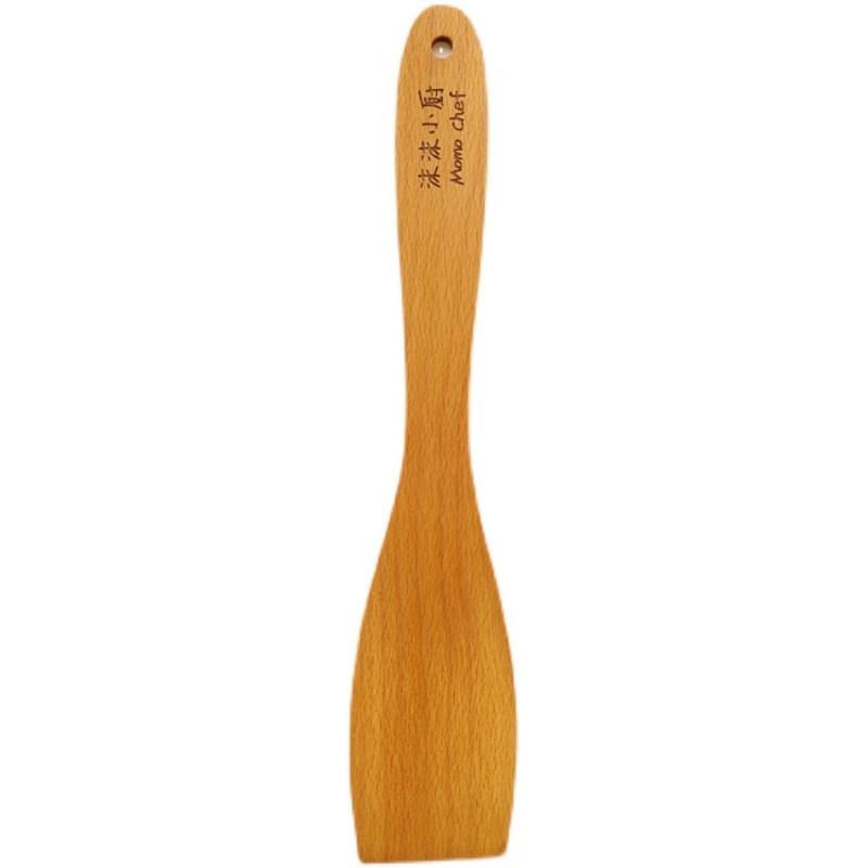 沫沫小厨木铲子实木薄铲锅铲家用木质铲不粘锅专用铲子厨具炒菜