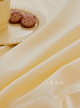 鹅黄色被套单件全棉水洗纯棉嫩黄浅黄奶油黄被袋被罩单人双人加大
