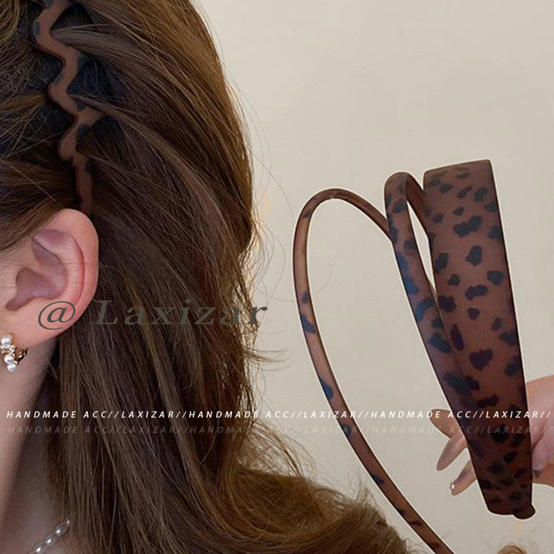 发箍亚克力日韩豹纹头箍加宽