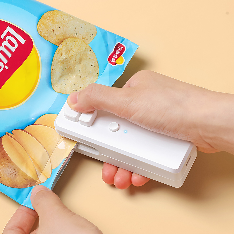 封口机小型家用迷你便携机零食封口器手压式真空密封食品塑封机
