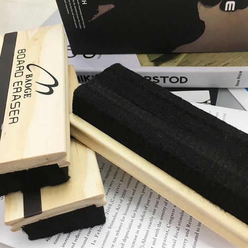 3个装黑板擦 粉笔大号高级羊毛毡磁性黑板擦用品易擦无痕绿板擦